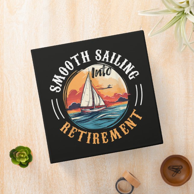 Captain Smooth Sailing into Retirement Binder (In Situ)