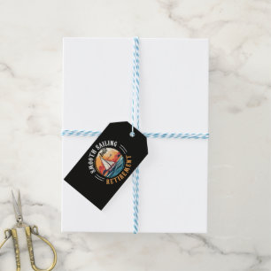 Captain Smooth Sailing into Retirement Gift Tags