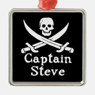 Captain Steve Metal Ornament