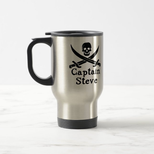 Captain Steve Travel Mug (Left)