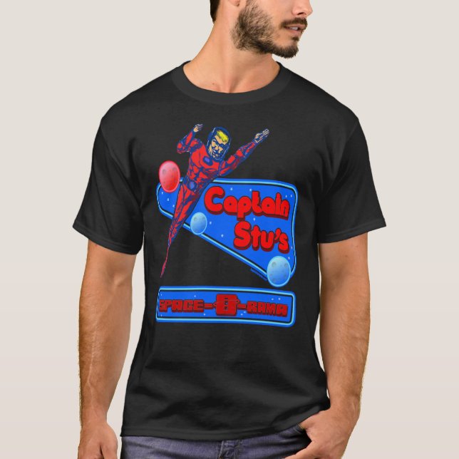 Captain Stu Space-O-Rama Essential T-Shirt (Front)