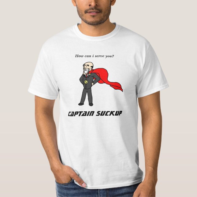 Captain Suckup official T shirt (Front)