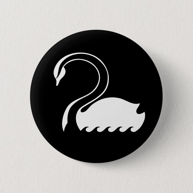 Captain Swan Flag Button (Front)