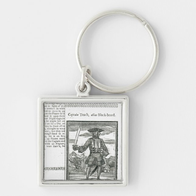 Captain Teach, Alias Black Beard Keychain (Front)