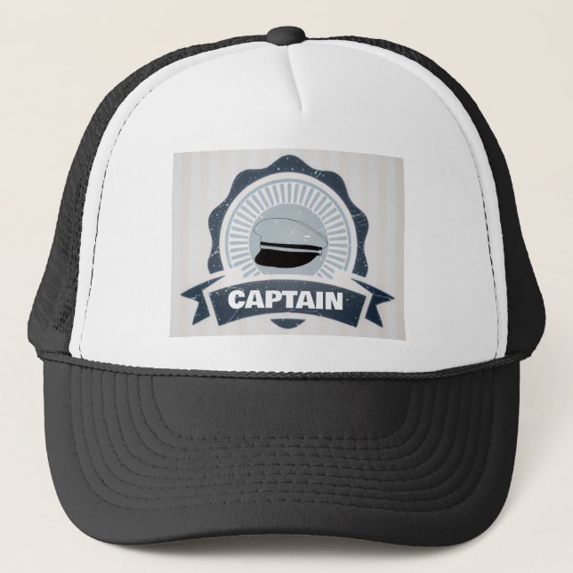 CAPTAIN  TRUCKER HAT (Front)