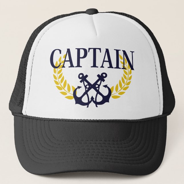 Captain Trucker Hat (Front)