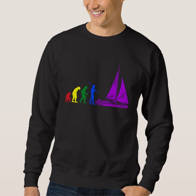 Captain Veil  Evolution Catamaran Sweatshirt (Front)