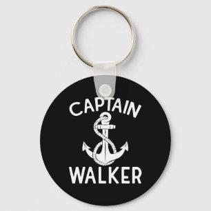 Captain Walker Ship Boating Yacht Boat Anchor  Keychain
