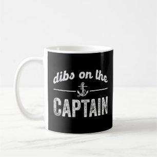 Captain Wife Dibs On The Captain Vintage Coffee Mug