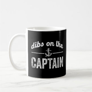 Captain Wife Dibs On The Captain Vintage Coffee Mug