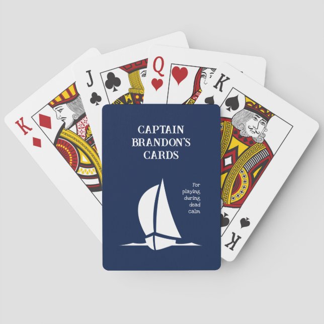 Captain's (customizable) Cards for Dead Calm (Back)