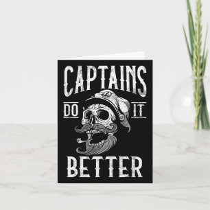 Captains Do It Better Boating Captain Card
