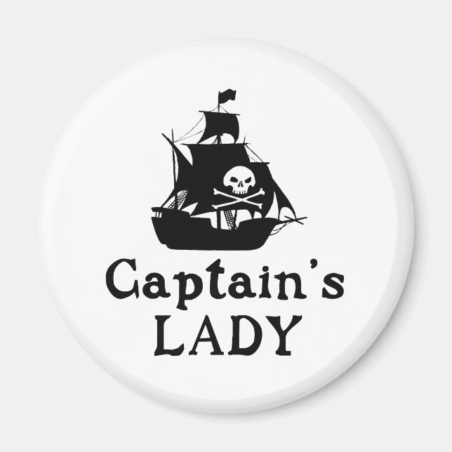 Captain's Lady Magnet (Front)