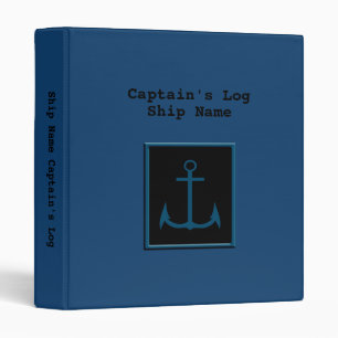 Captain's Log Book Binder