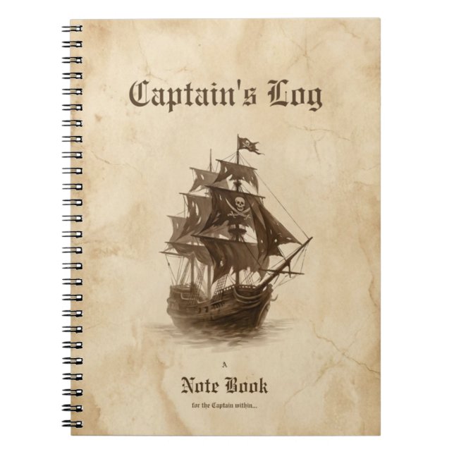 Captain's Log Notebook (Front)