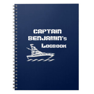 Captain's Logbook (customizable) Notebook