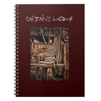 Captain's logbook notebook