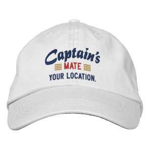 Captain's MATE Personalize it! Embroidered cap