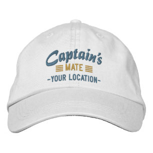 Captain's MATE Personalize it! Embroidered cap