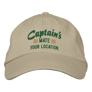 Captain's MATE Personalize it! Embroidered cap
