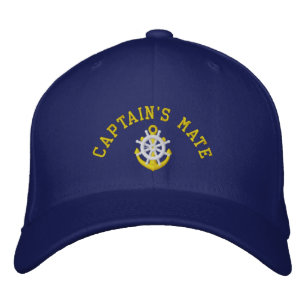 Captains mate sailing embroidered hat