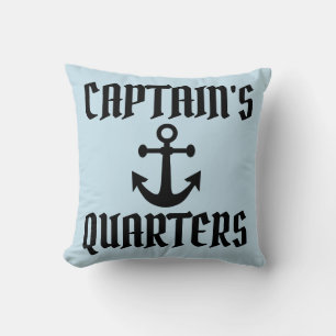 CAPTAIN'S QUARTERS BOAT CAPTAIN PILLOWS