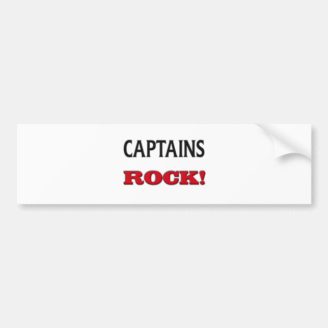Captains Rock Bumper Sticker (Front)