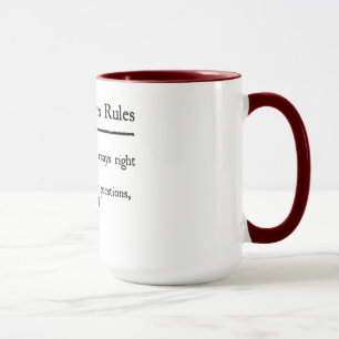 Captain's Rules Mug