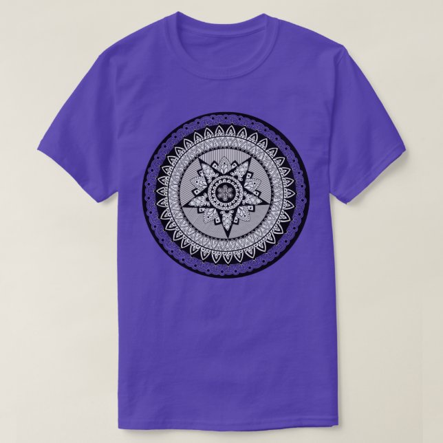 Captains Shield Mandala T-Shirt (Design Front)