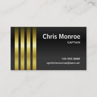Captain's Stripes Business Card
