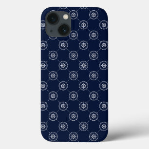 Captain'S Wheel Pattern iPhone 13 Case