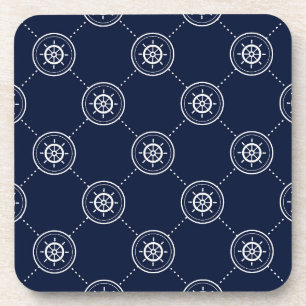 Captain'S Wheel Pattern Coaster