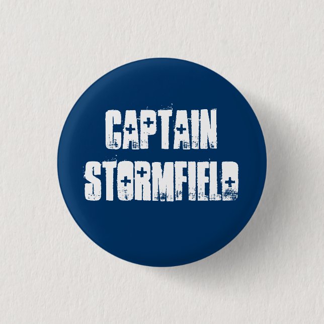 CaptainStormfield 1 Inch Round Button (Front)