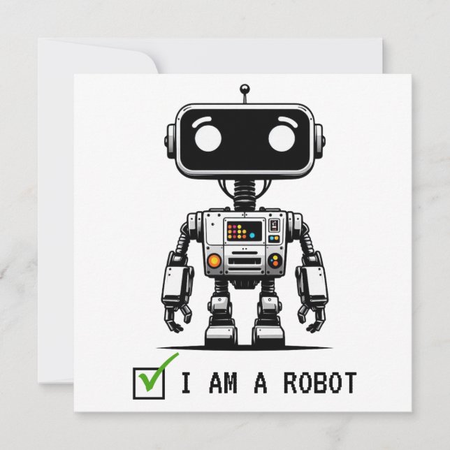 Captcha Robot – I am a Robot (Front)