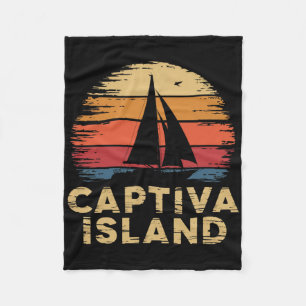 Captiva Island Beach Florida Fl Surfing Fishing Va Fleece Blanket