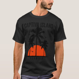 Captiva Island Beach Florida Surfing Surfboarding T-Shirt