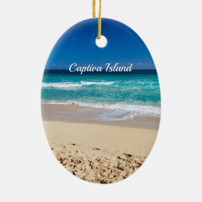 Captiva Island, Florida Ceramic Ornament (Back)