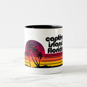 Captiva Island Florida Two-Tone Coffee Mug