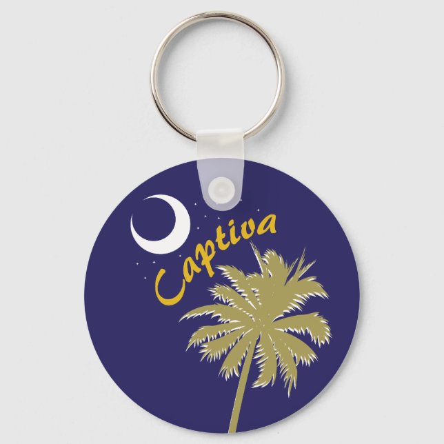 Captiva Island Night Keychain (Front)