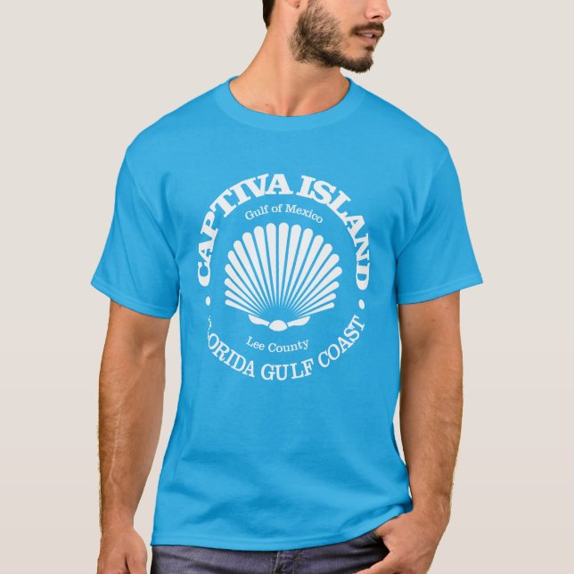 Captiva Island (seashell) T-Shirt (Front)