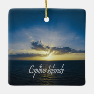 Captiva Islands Florida Ceramic Ornament