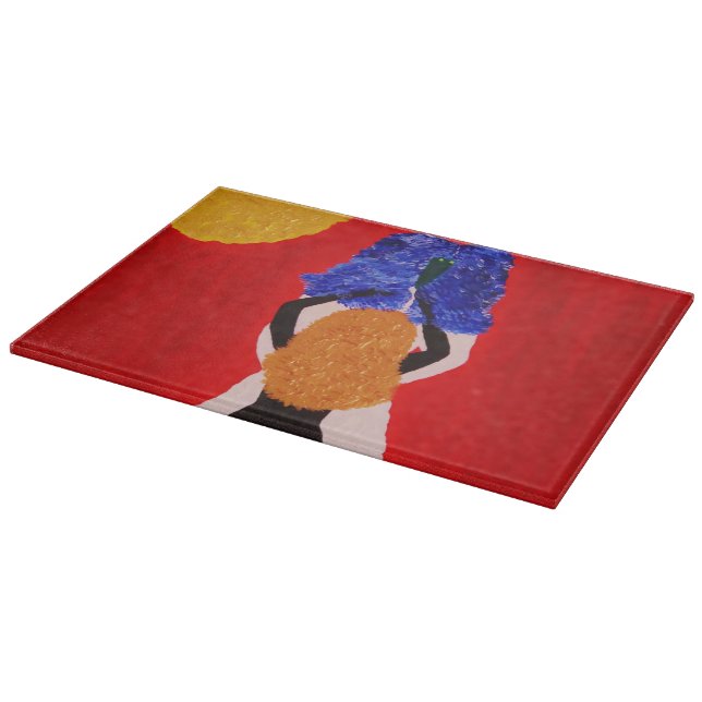 "Captivate Thing" Glass Cutting Board (Corner)