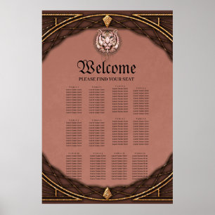 Captivating and artistic depiction of a tiger poster