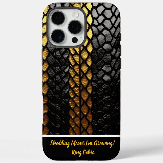 Captivating black and gold snake skin detail Case-Mate iPhone case (Back)