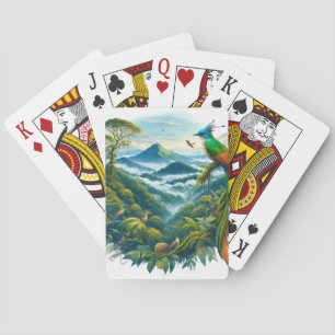 Captivating Cloud Forest Designs Playing Cards