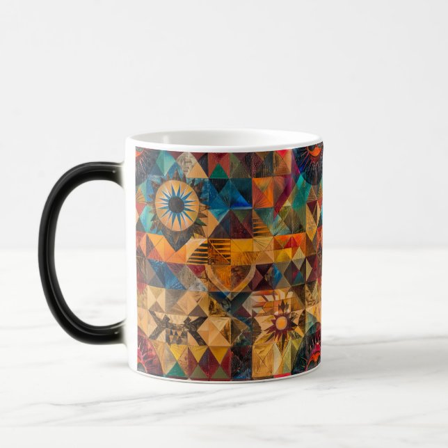 Captivating Cobalt "Inherited Artistry" Morphing M Magic Mug (Left)