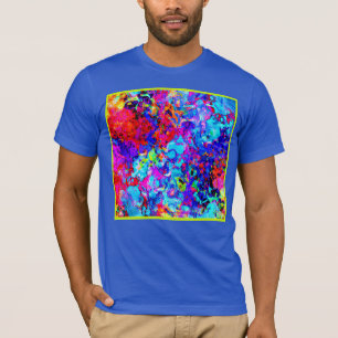 Captivating Colour Schemes of Abstract Pattern T-Shirt