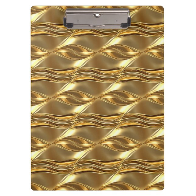 Captivating gold pattern clipboard (Front)