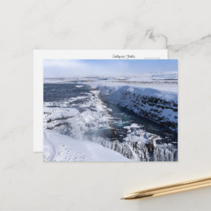 Captivating Gullfoss Falls Postcard