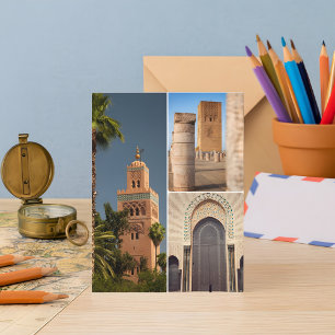 Captivating Moroccan Medina Architecture Postcard